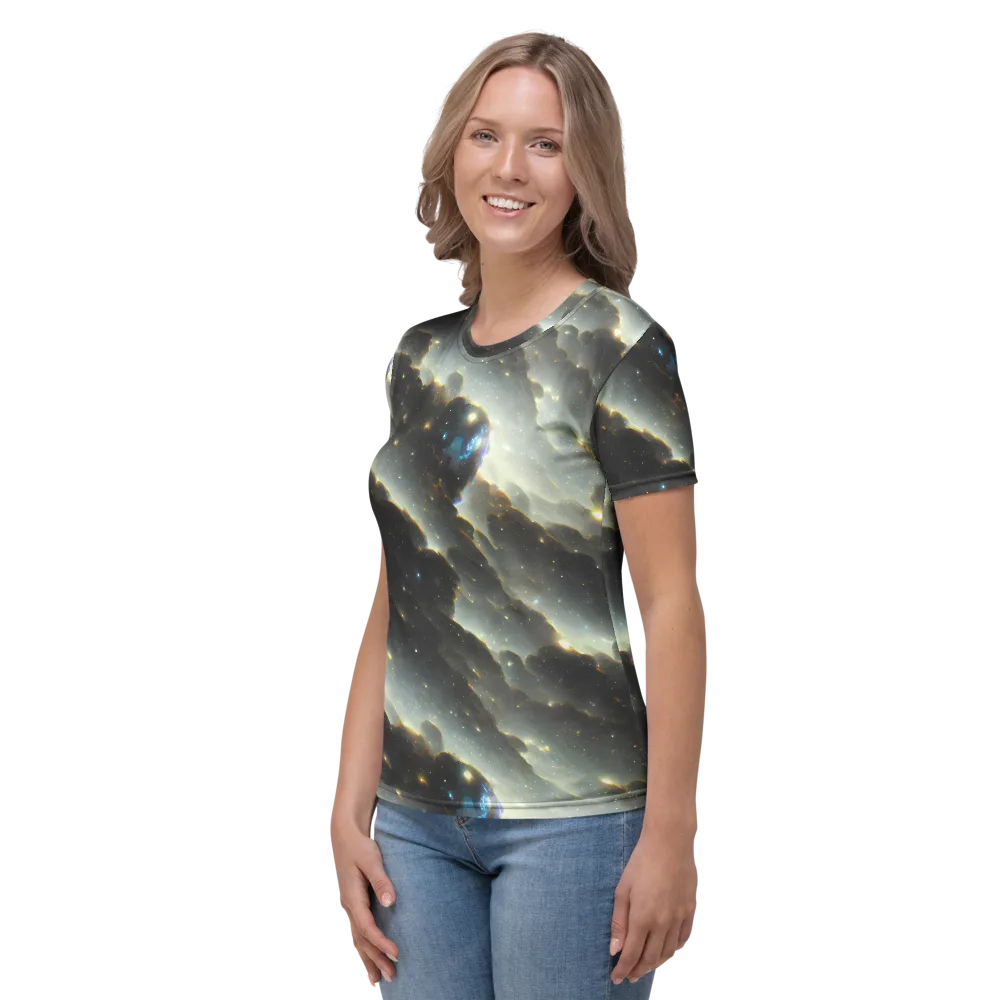 Rutkowski Nebula on Women's Crew Neck T-Shirt — Left