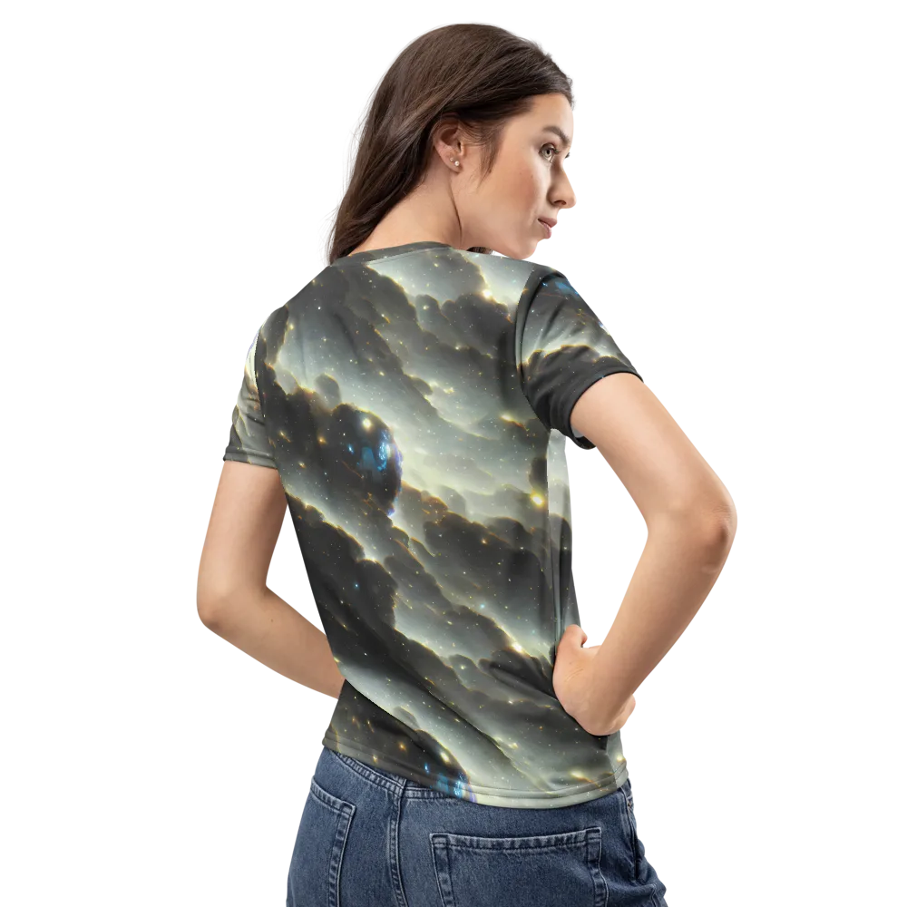 Rutkowski Nebula on Women's Crew Neck T-Shirt — Back