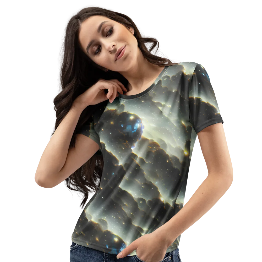 Rutkowski Nebula on Women's Crew Neck T-Shirt — Left Front