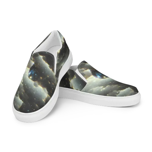Rutkowski Nebula on a Men's Slip-On Canvas Shoes