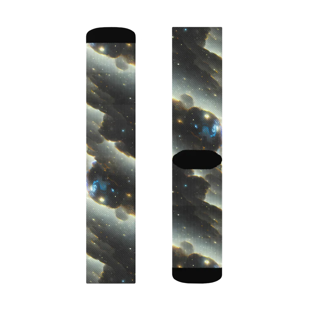Rutkowski Nebula on Socks — Right Sock