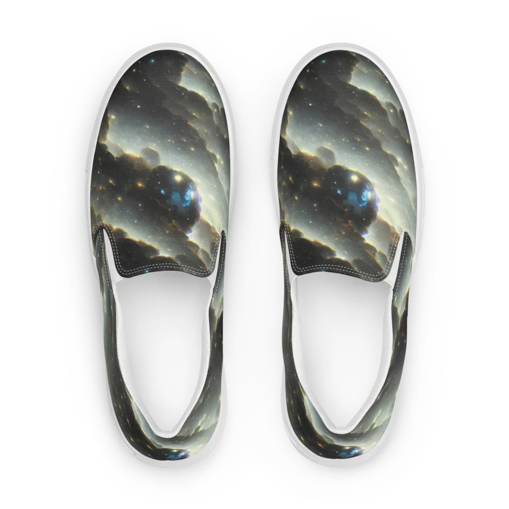 Rutkowski Nebula on Women's Slip-On Canvas Shoes — Front