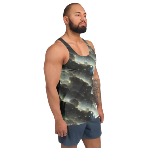 Rutkowski Nebula on a Men's Tank Top