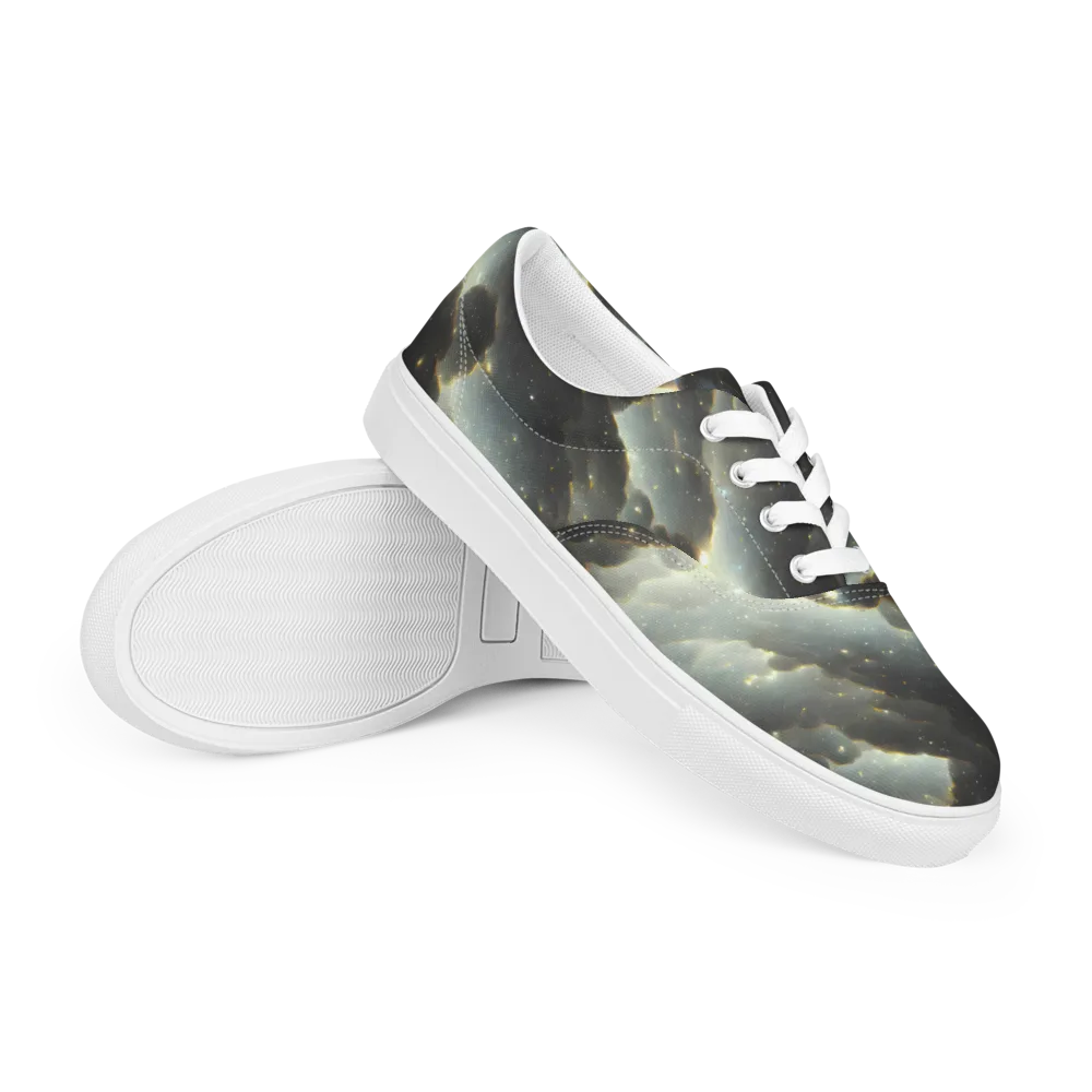 Rutkowski Nebula on Men's Lace-Up Canvas Shoes — Right Front