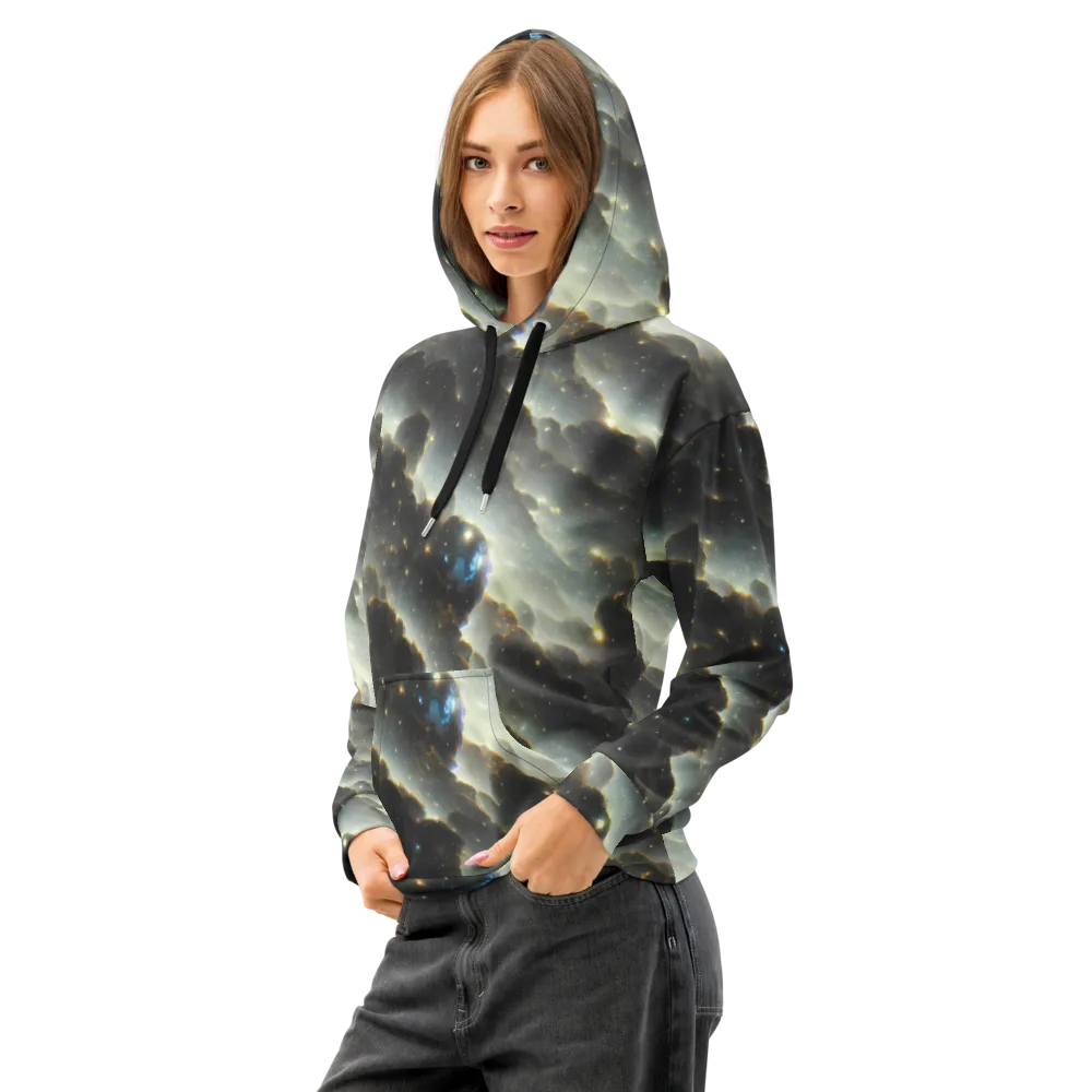 Rutkowski Nebula on Cotton Hoodie — Left Front