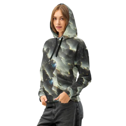 Rutkowski Nebula on a Cotton Hoodie