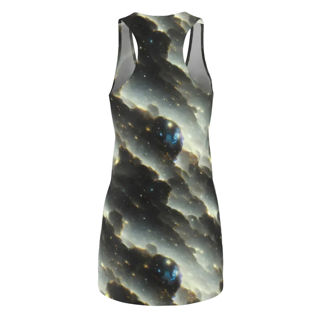 Rutkowski Nebula on Racerback Dress — Back