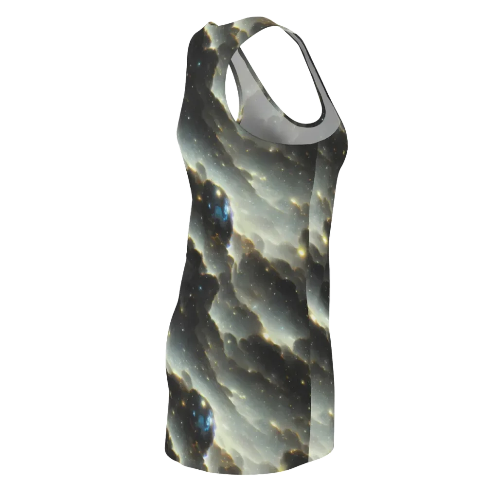 Rutkowski Nebula on Racerback Dress — Back Side