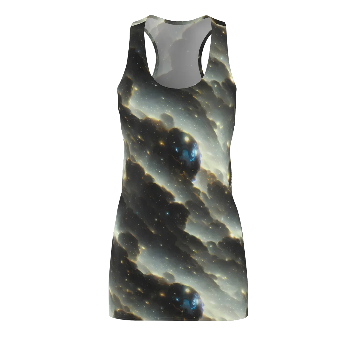 Rutkowski Nebula on Racerback Dress — Front