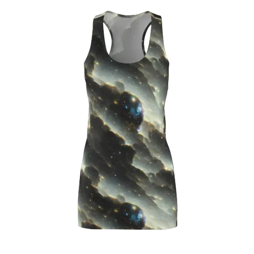 Rutkowski Nebula on a Racerback Dress
