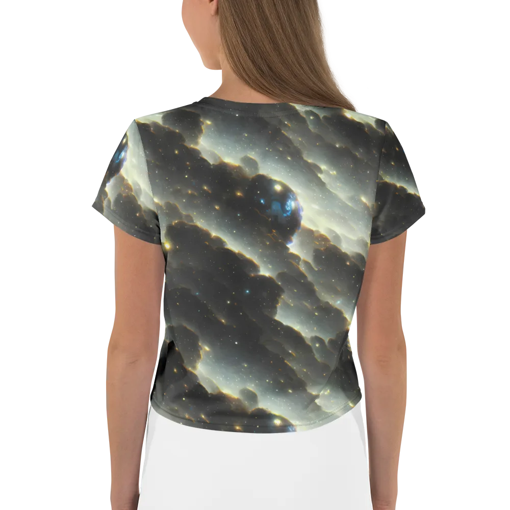 Rutkowski Nebula on Crop Tee — Back