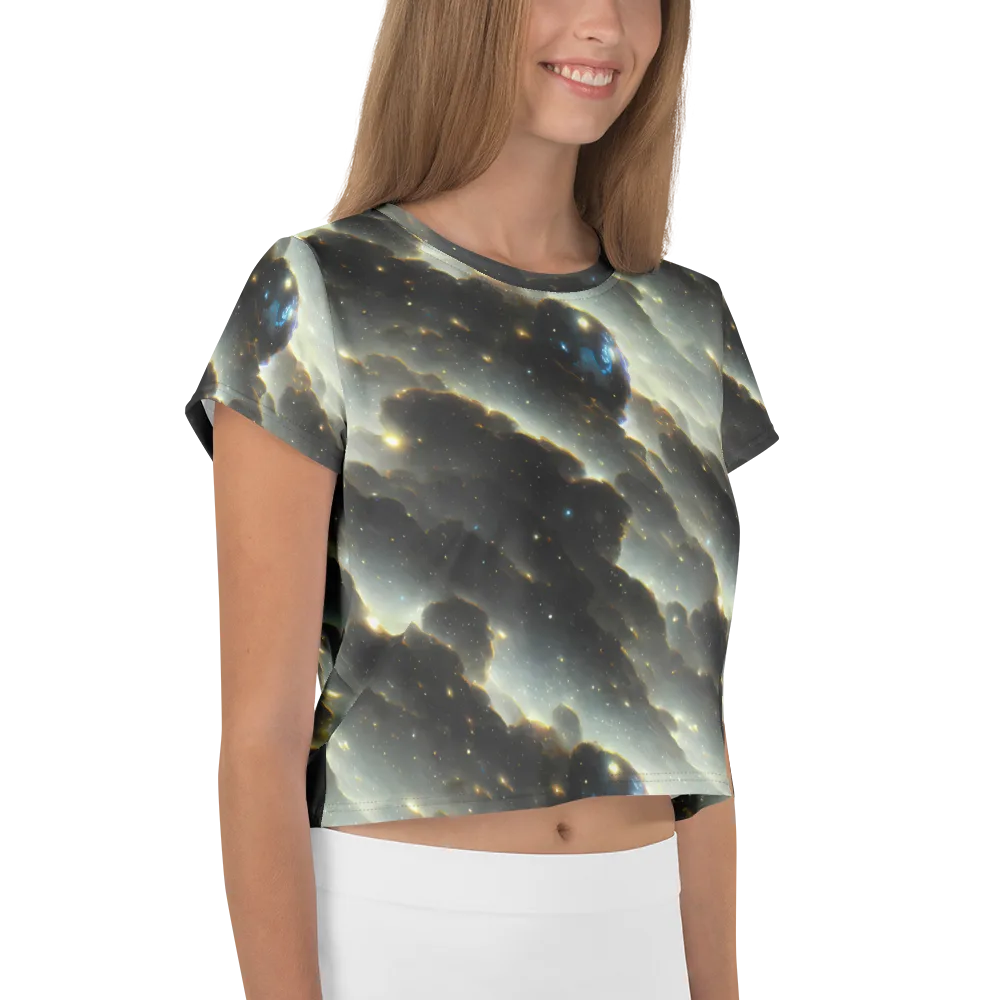 Rutkowski Nebula on Crop Tee — Right