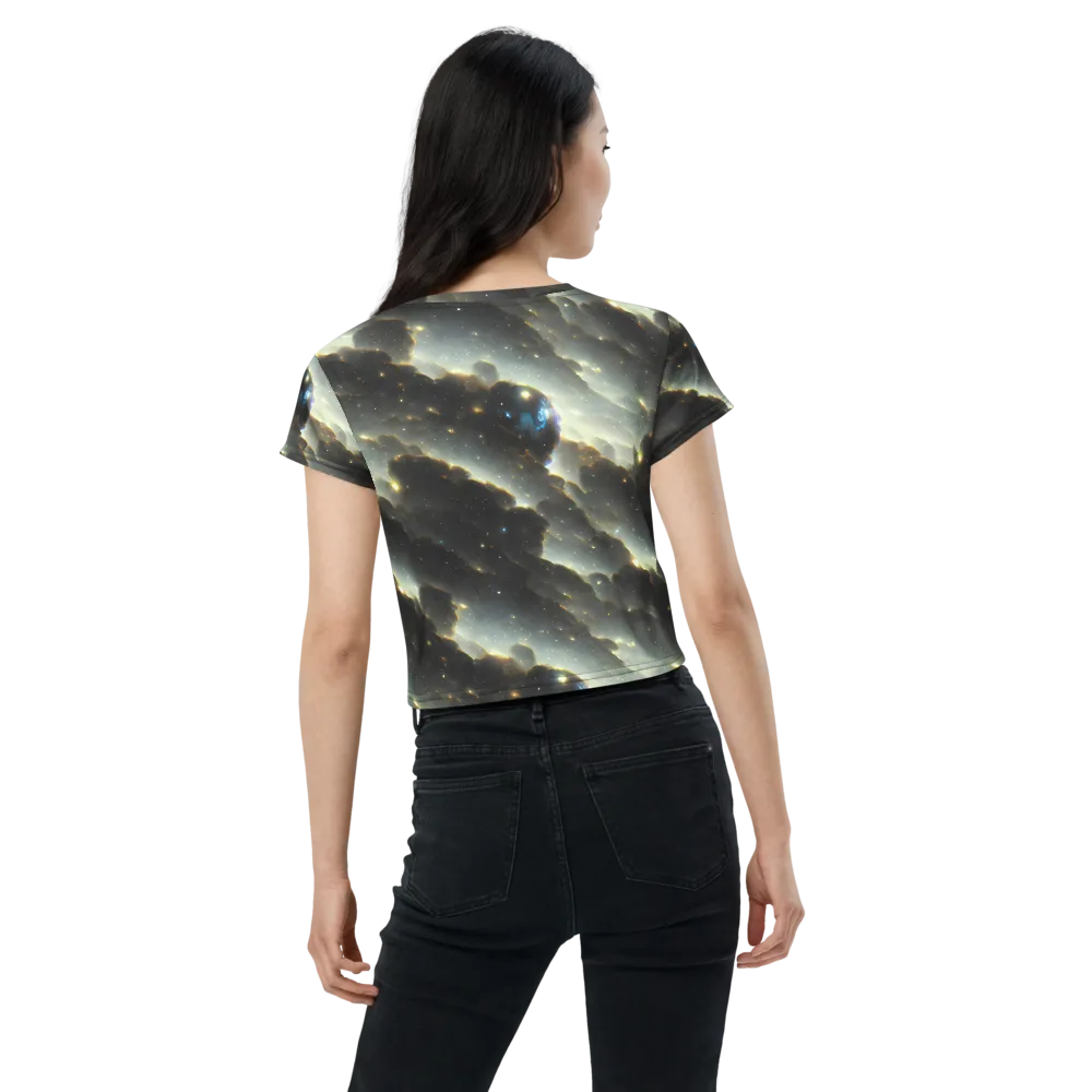Rutkowski Nebula on Crop Tee — Back