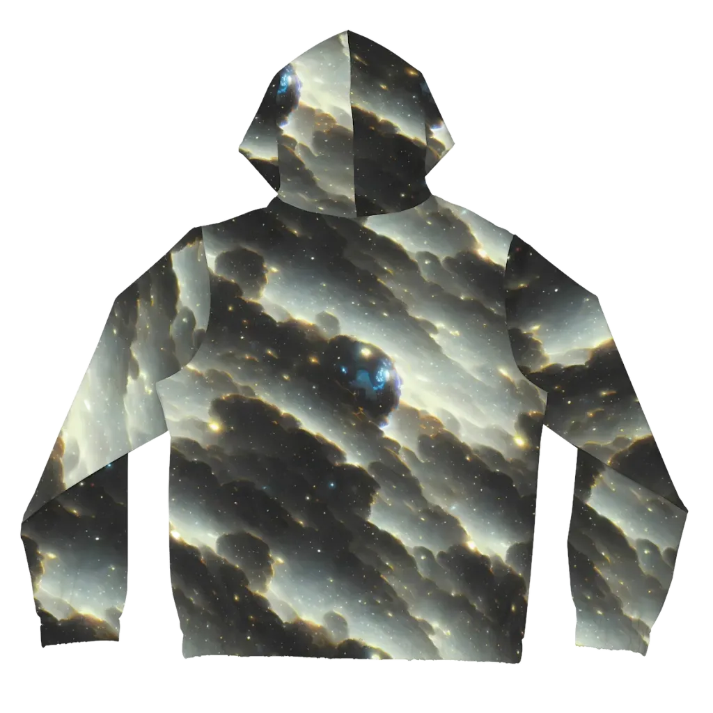 Rutkowski Nebula on Women's Full-Zip Hoodie — Back