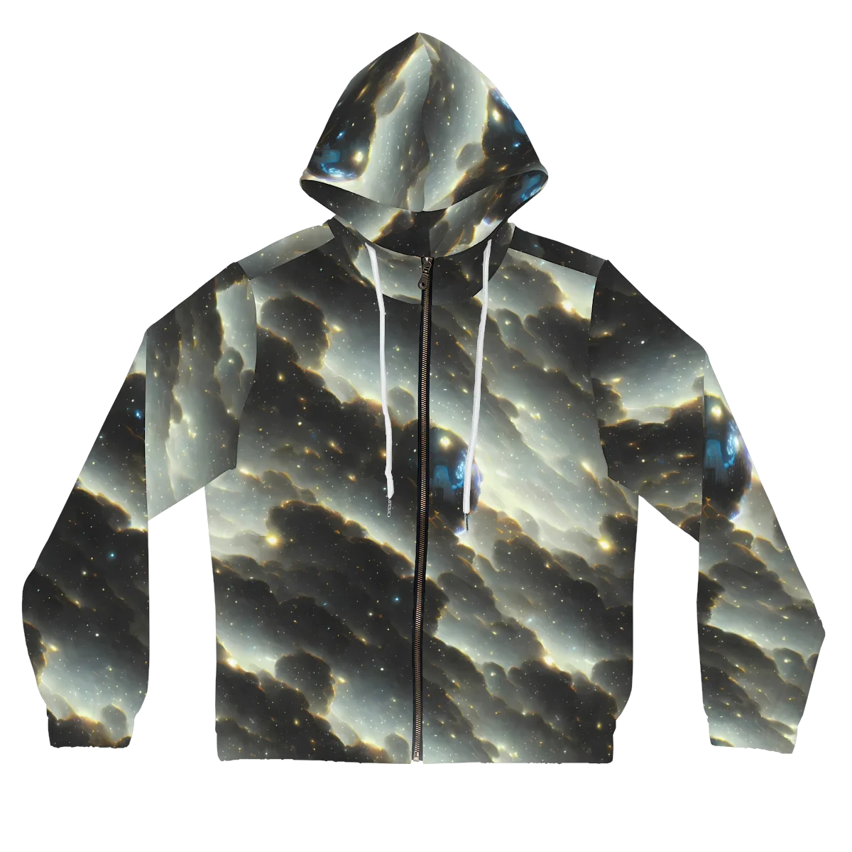 Rutkowski Nebula on Women's Full-Zip Hoodie — Front