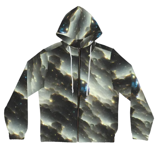 Rutkowski Nebula on a Women's Full-Zip Hoodie