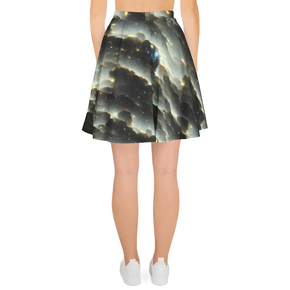 Rutkowski Nebula on Skater Skirt — Back