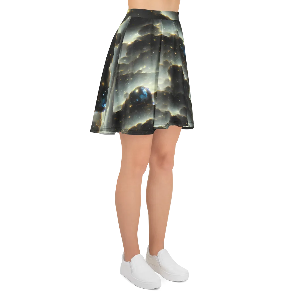 Rutkowski Nebula on Skater Skirt — Right