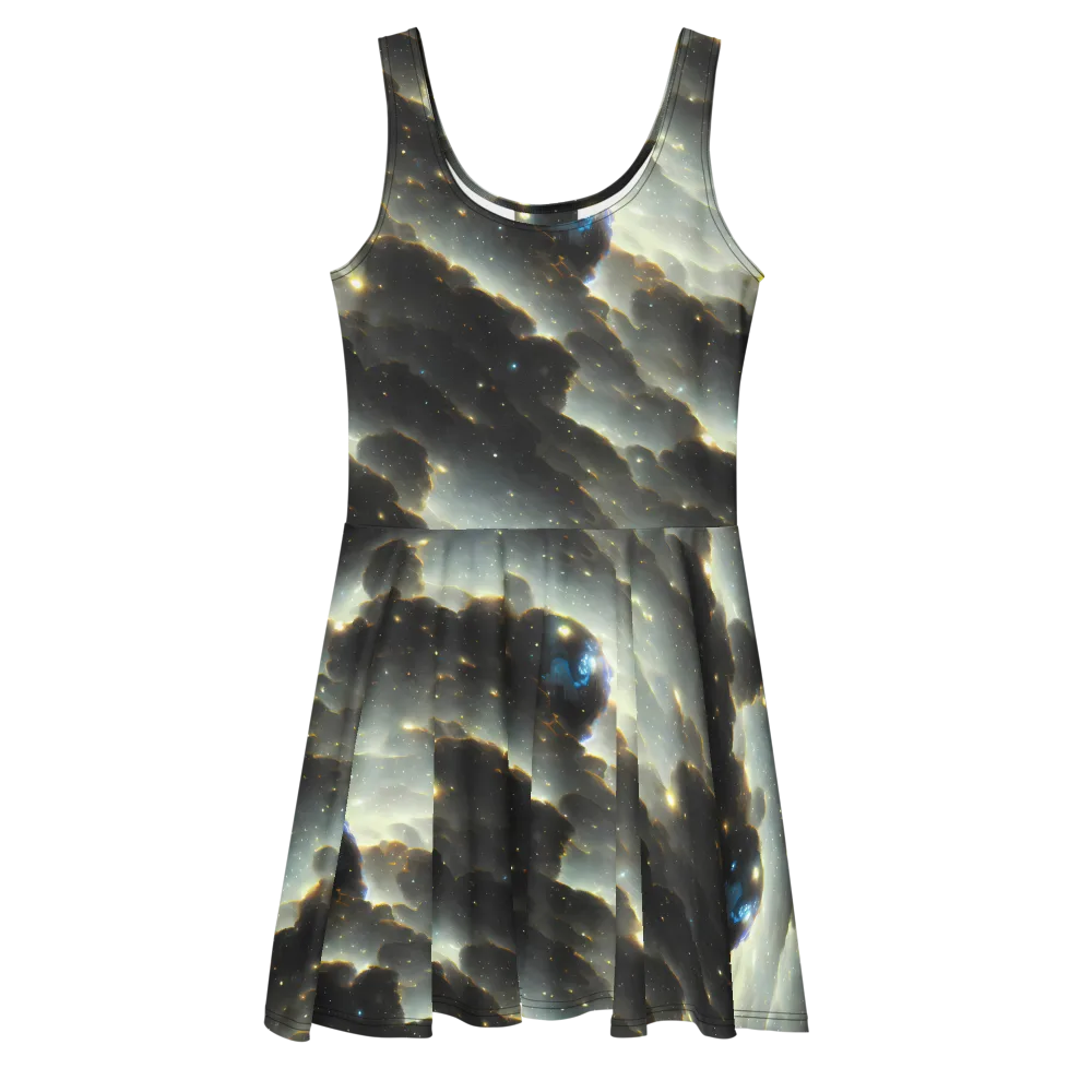Rutkowski Nebula on Skater Dress — Front