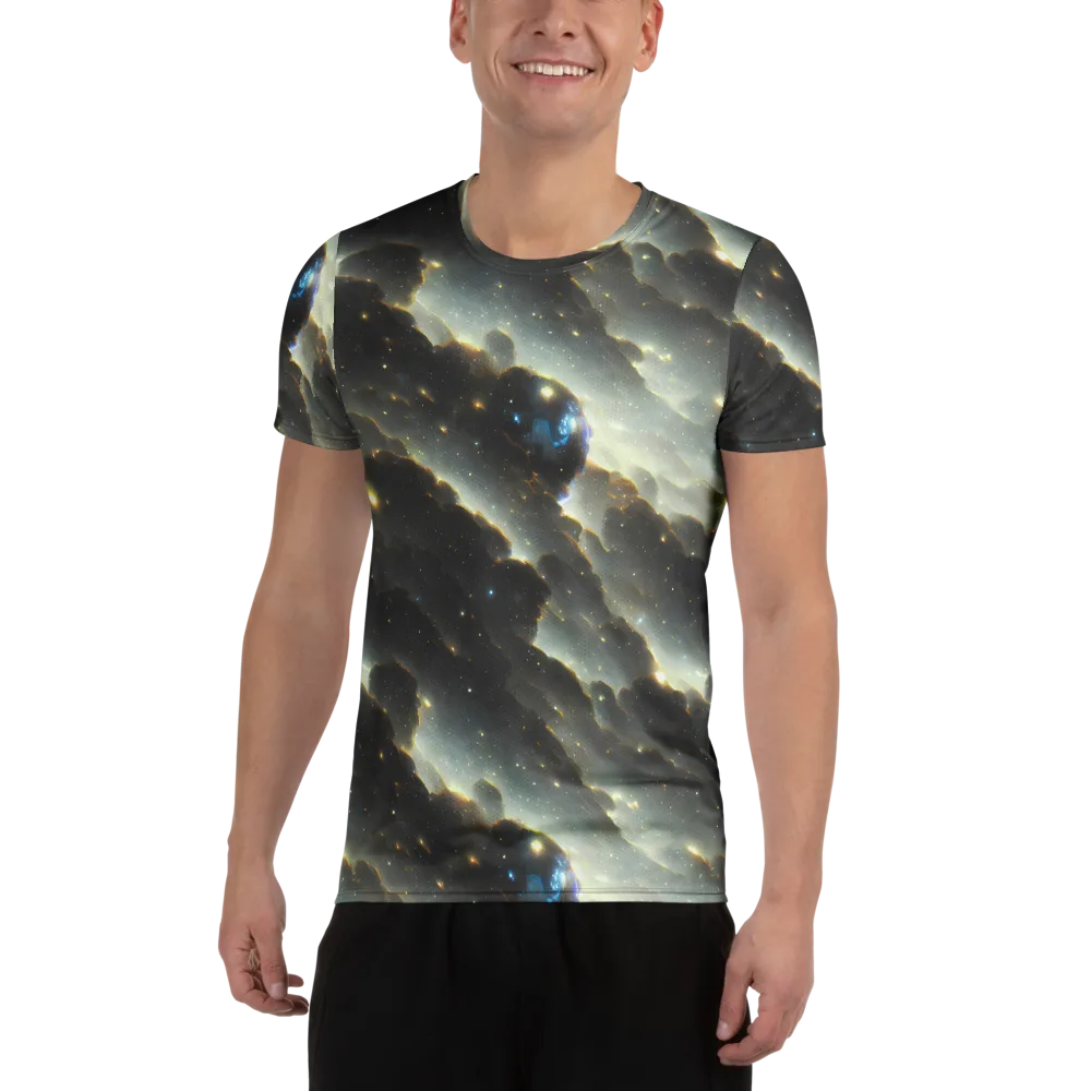 Rutkowski Nebula on Men's Athletic T-Shirt — Front