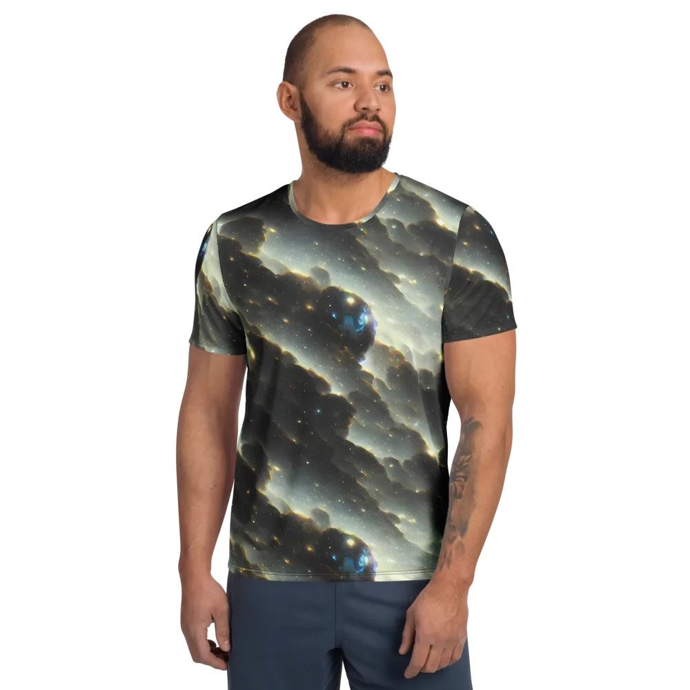 Rutkowski Nebula on Men's Athletic T-Shirt — Front