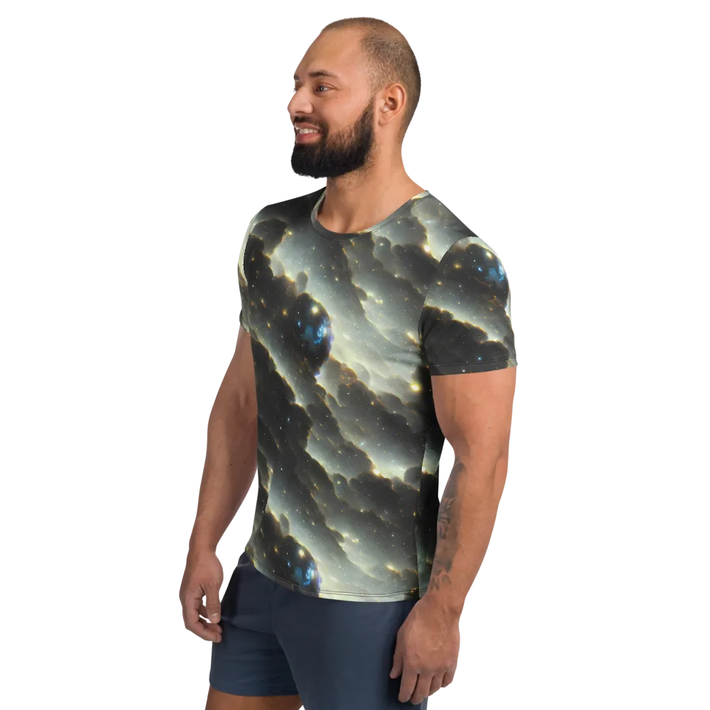 Rutkowski Nebula on Men's Athletic T-Shirt — Left