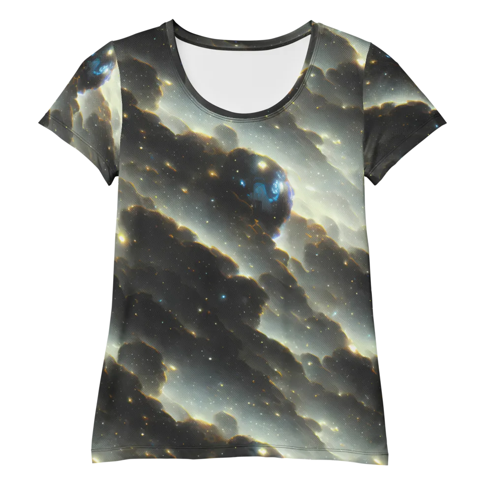 Rutkowski Nebula on Women's Athletic T-Shirt — Front