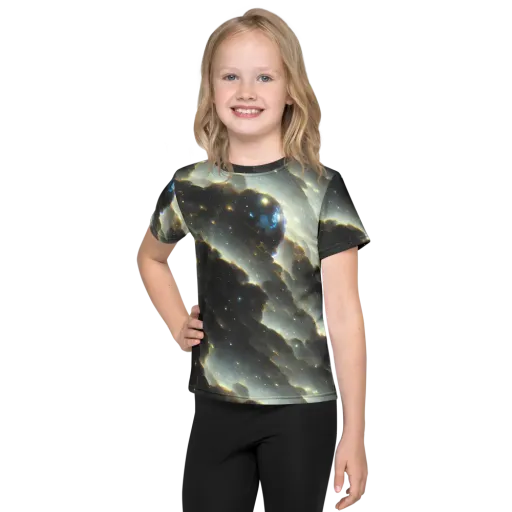 Rutkowski Nebula on a Kids Crew Neck T-Shirt