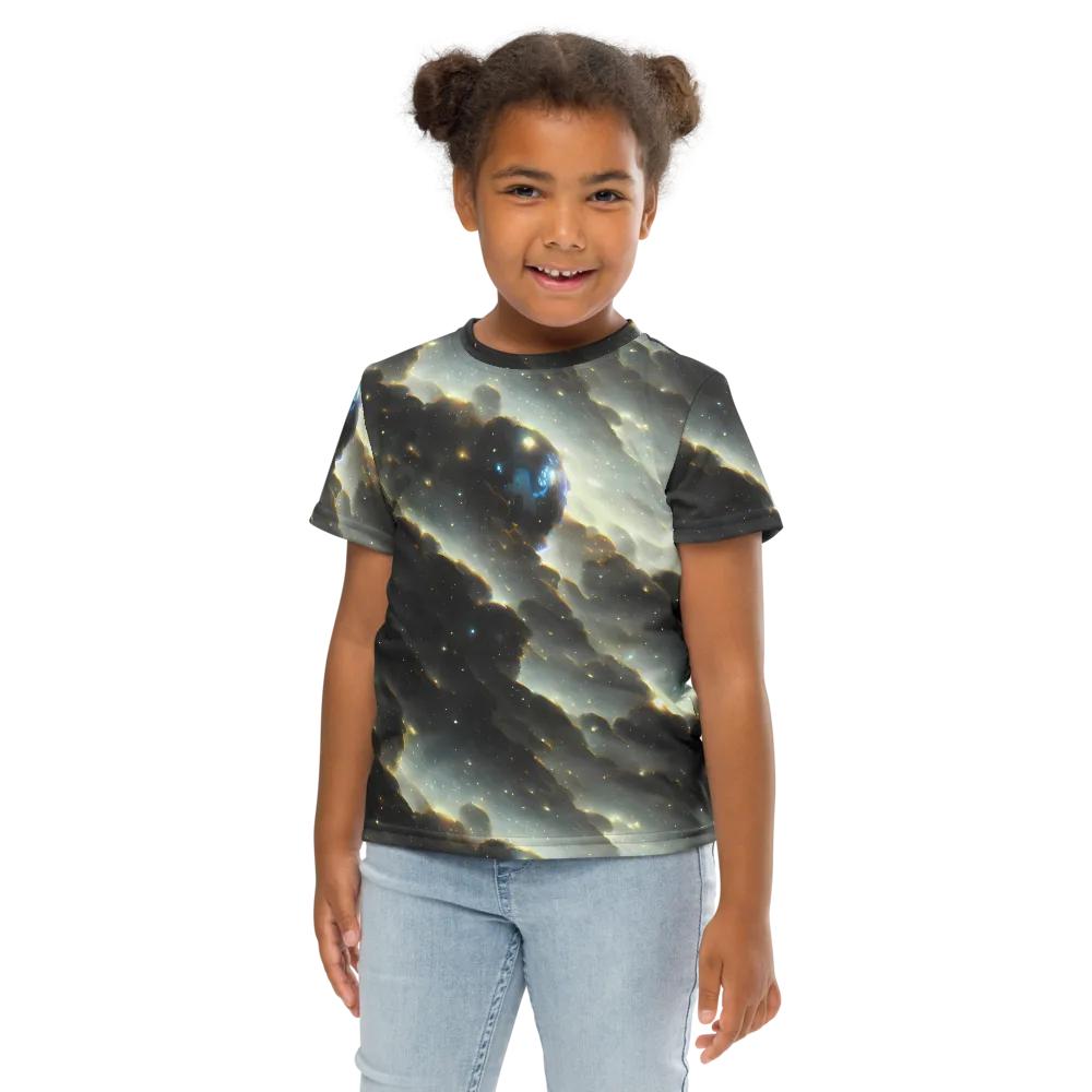 Rutkowski Nebula on Kids Crew Neck T-Shirt — Front