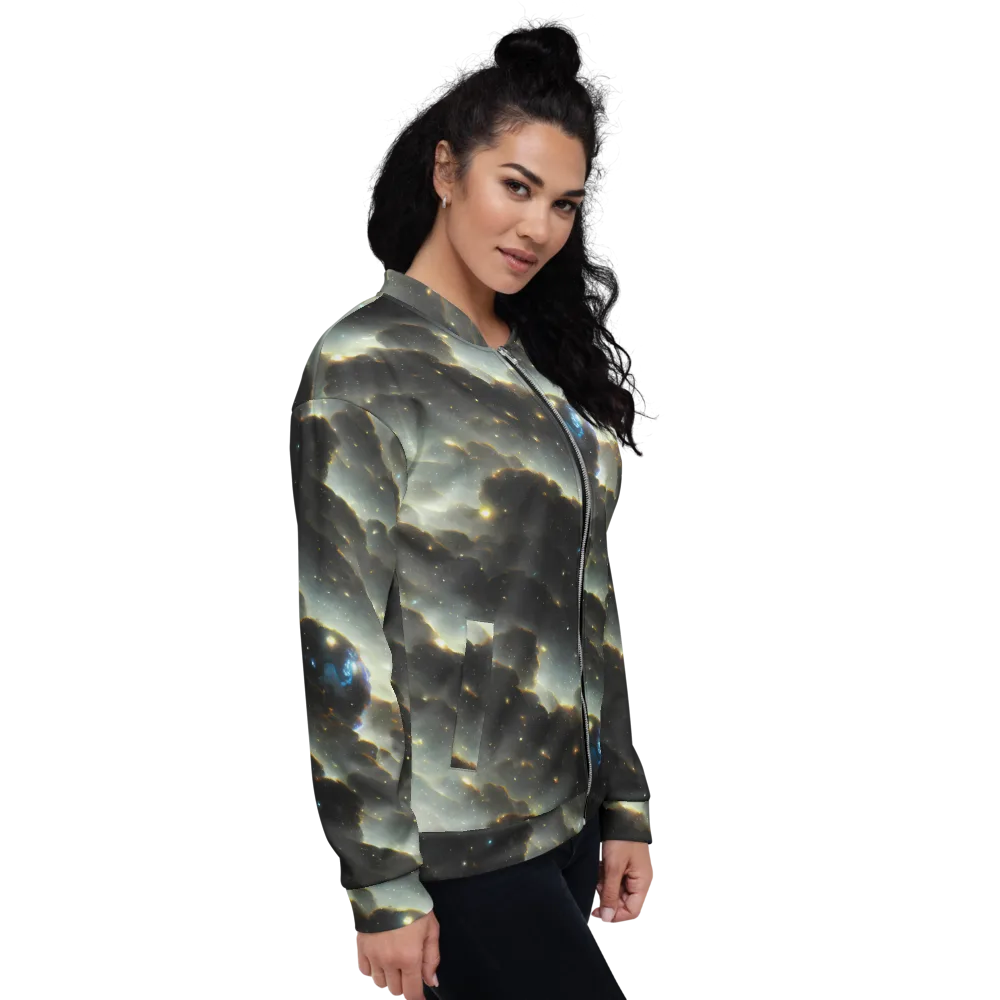 Rutkowski Nebula on Bomber Jacket — Right