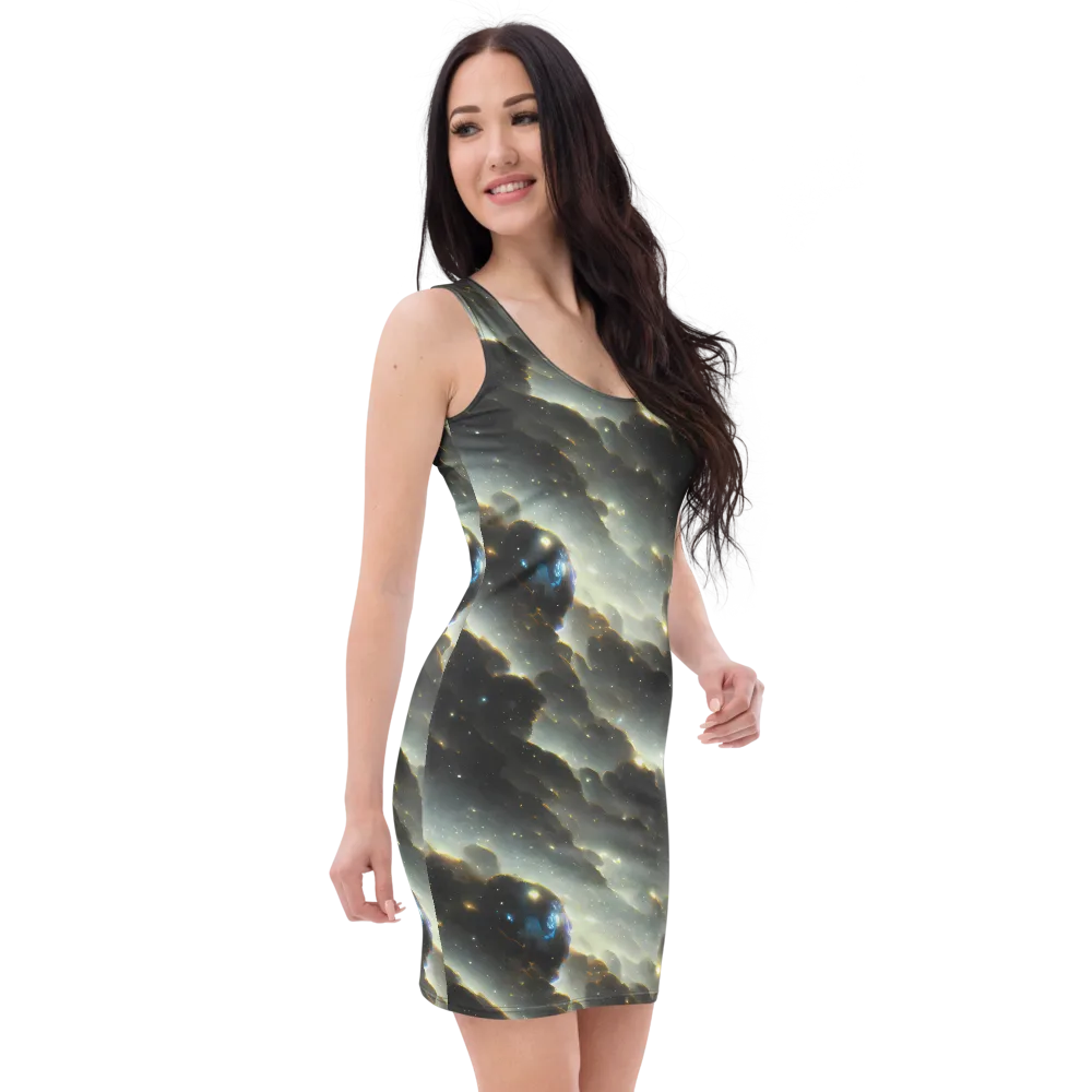 Rutkowski Nebula on Bodycon Dress — Right Front
