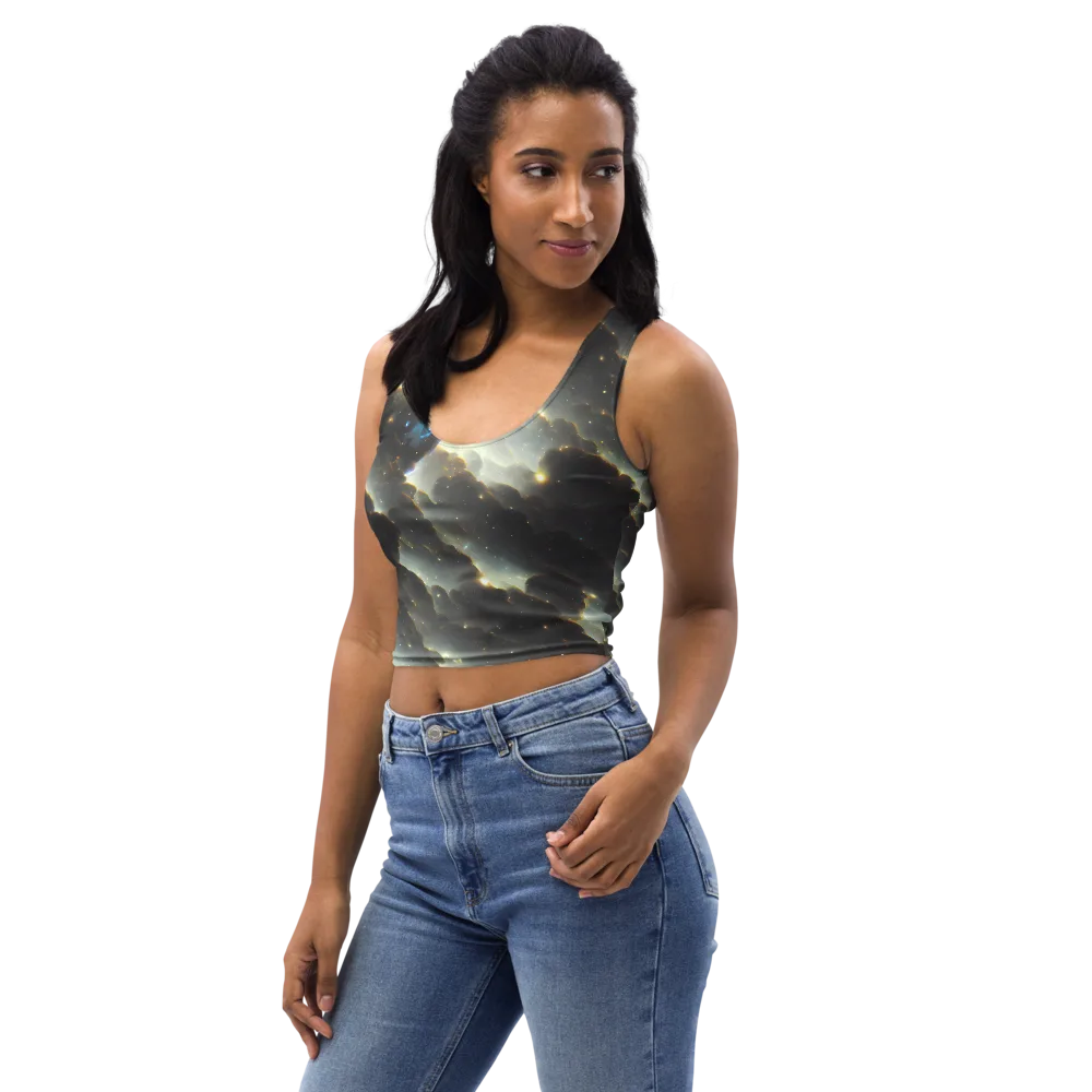 Rutkowski Nebula on Crop Top — Left Front