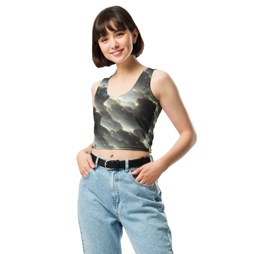 Rutkowski Nebula on Crop Top — Front