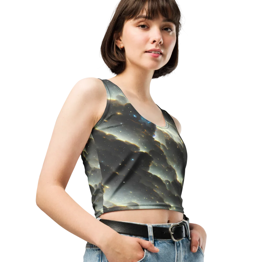 Rutkowski Nebula on Crop Top — Right Front