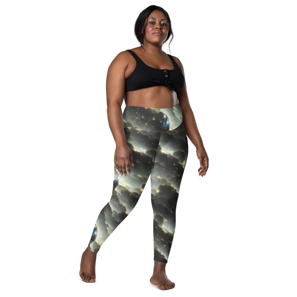 Rutkowski Nebula on Leggings with Pockets — Front