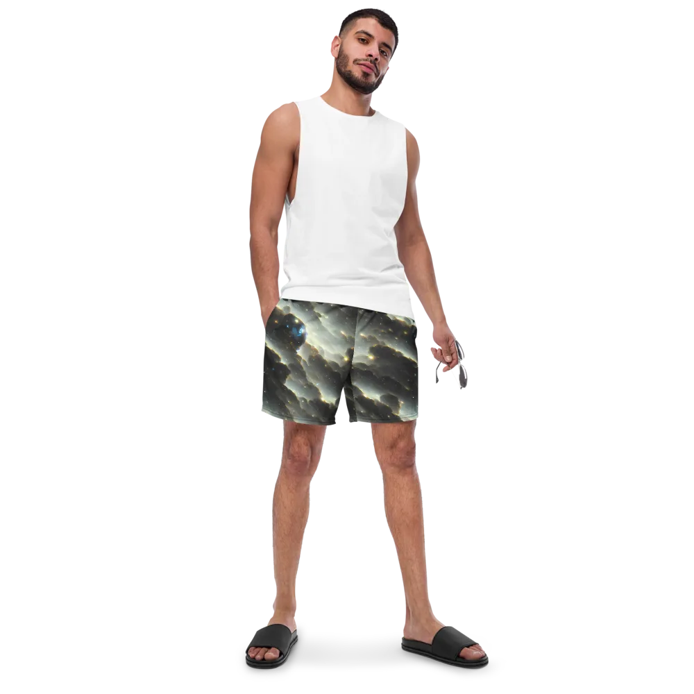 Rutkowski Nebula on Swim Trunks — Front