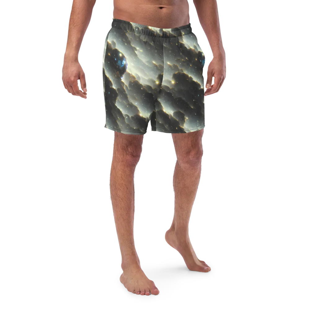 Rutkowski Nebula on Swim Trunks — Front