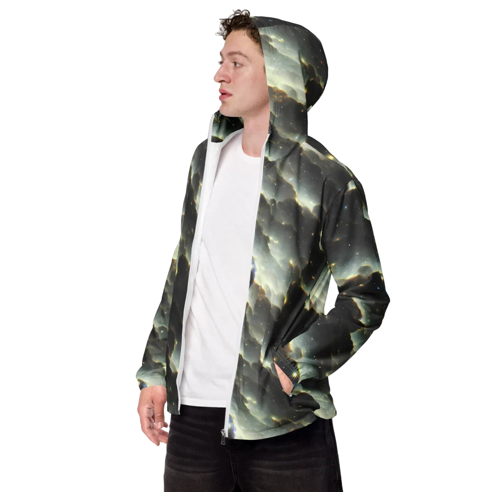 Rutkowski Nebula on Men's Windbreaker — Left Front