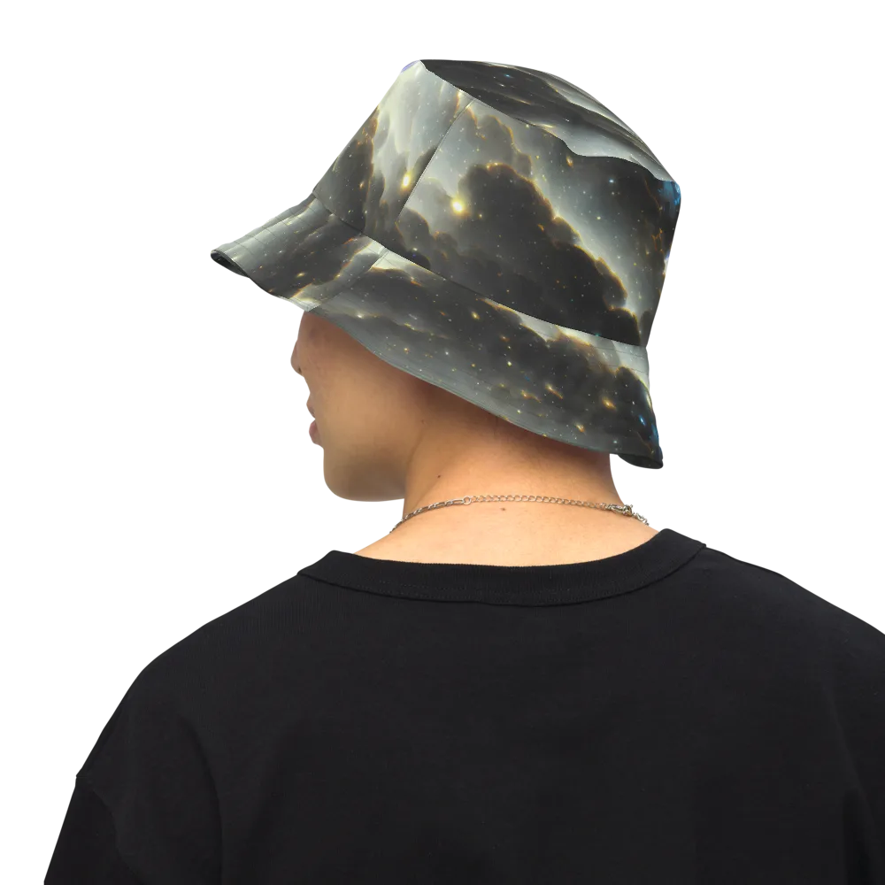 Rutkowski Nebula on Reversible Bucket Hat — Back Inside