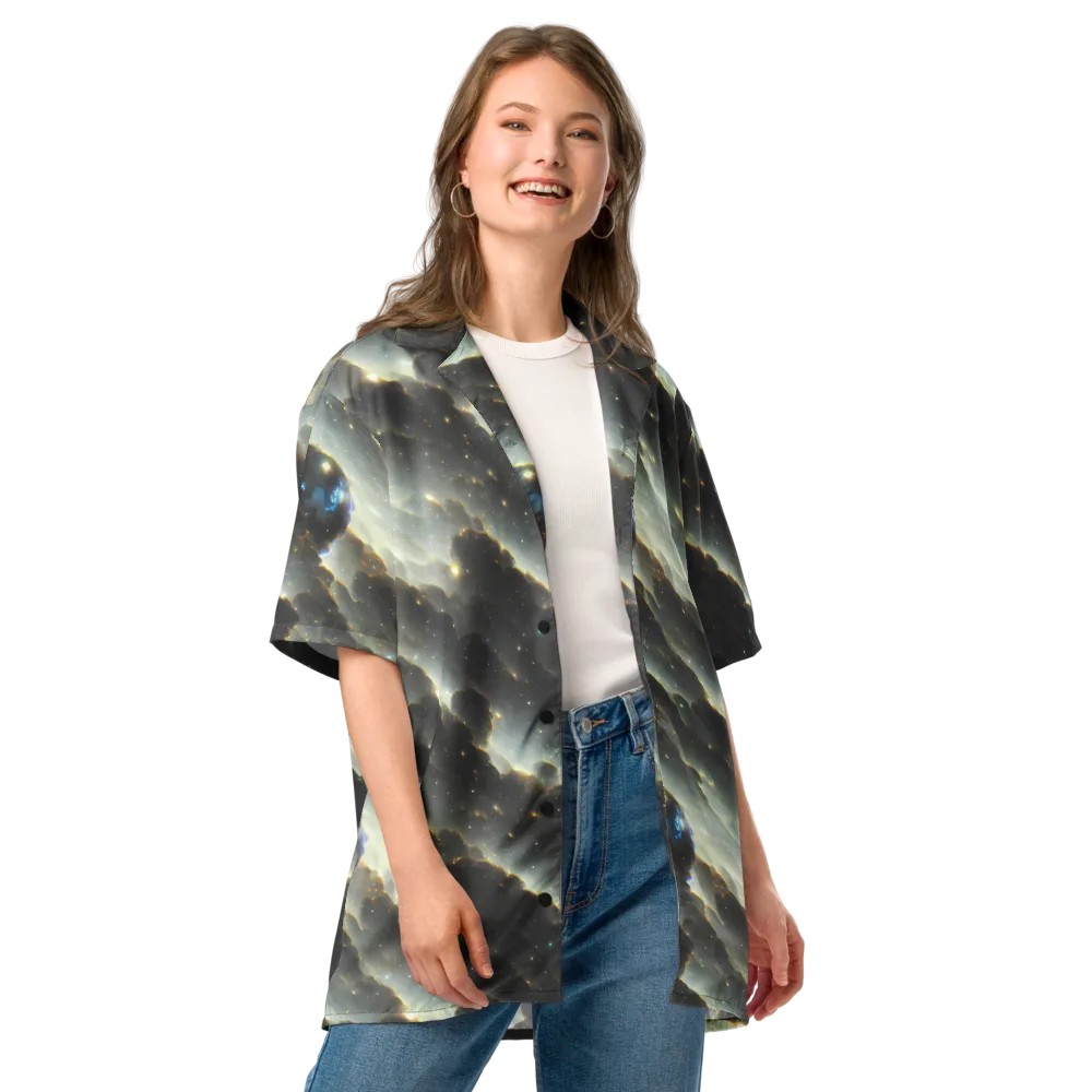 Rutkowski Nebula on Button Shirt — Front