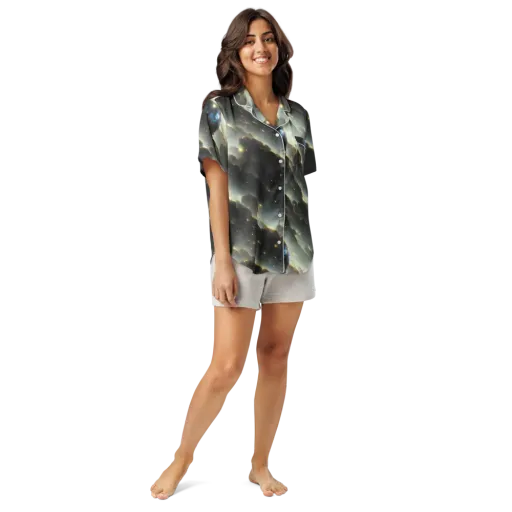 Rutkowski Nebula on a Women's Short Sleeve Pajama Top