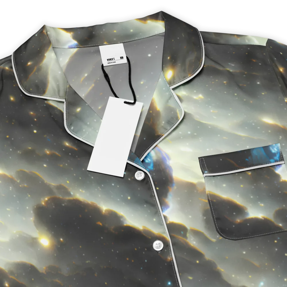 Rutkowski Nebula on Women's Short Sleeve Pajama Top — Product details