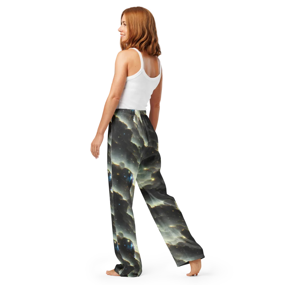 Rutkowski Nebula on Women's Pajama Pants — Back