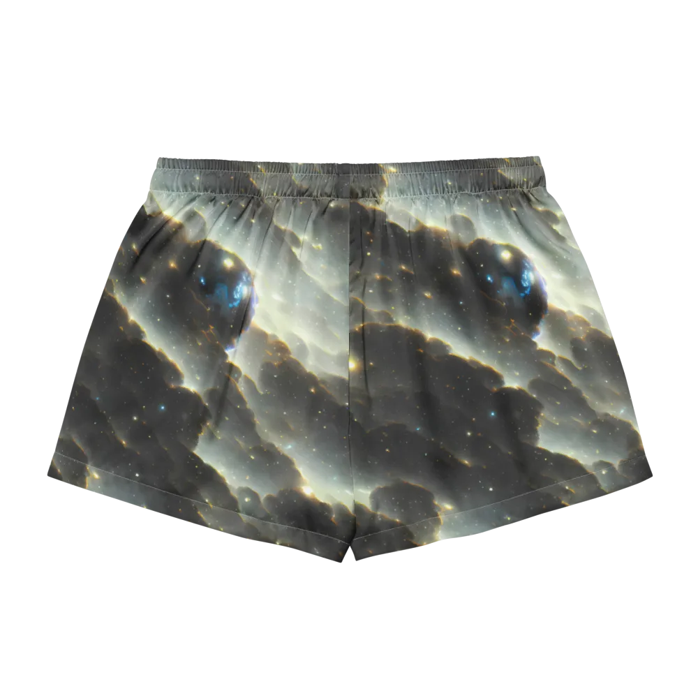 Rutkowski Nebula on Women's Pajama Shorts — Back