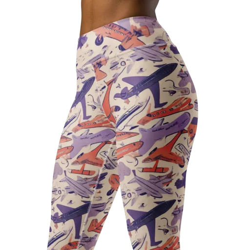 Cloudline Fleet on a Yoga Leggings