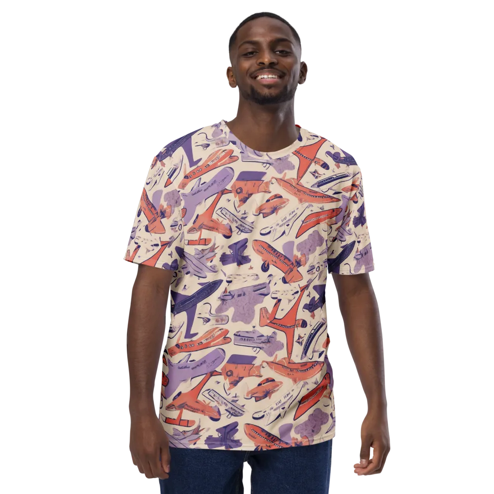 Cloudline Fleet on Men's Crew Neck T-Shirt — Front