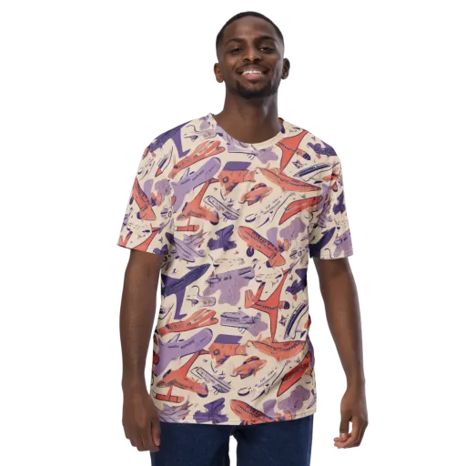 Cloudline Fleet on a Men's Crew Neck T-Shirt