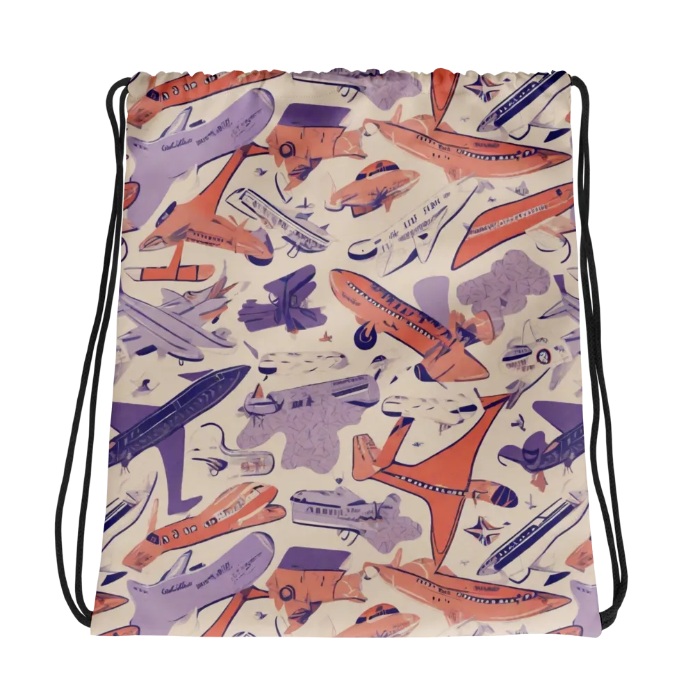 Cloudline Fleet on Drawstring Bag — Photo