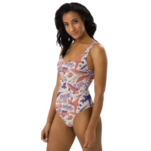 Cloudline Fleet on a One-Piece Swimsuit