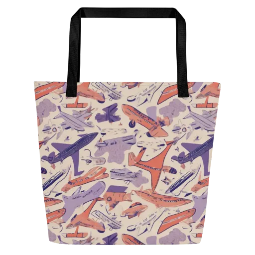 Cloudline Fleet on a Large Tote Bag W/ Pocket